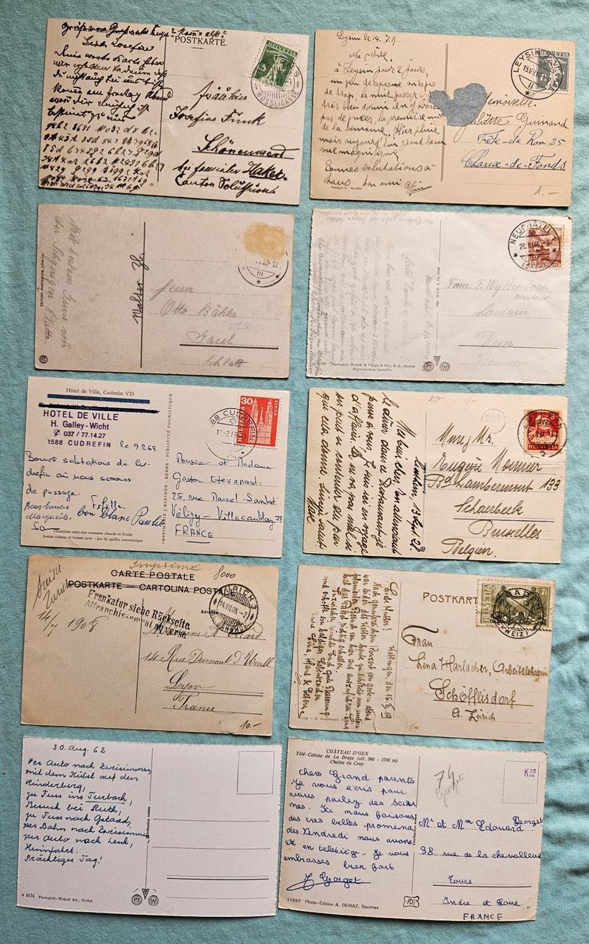 Cartoline postali: Lot AK Schweiz 2. Qualität – Difettoso da Steffisburg venduto da skydog66 3