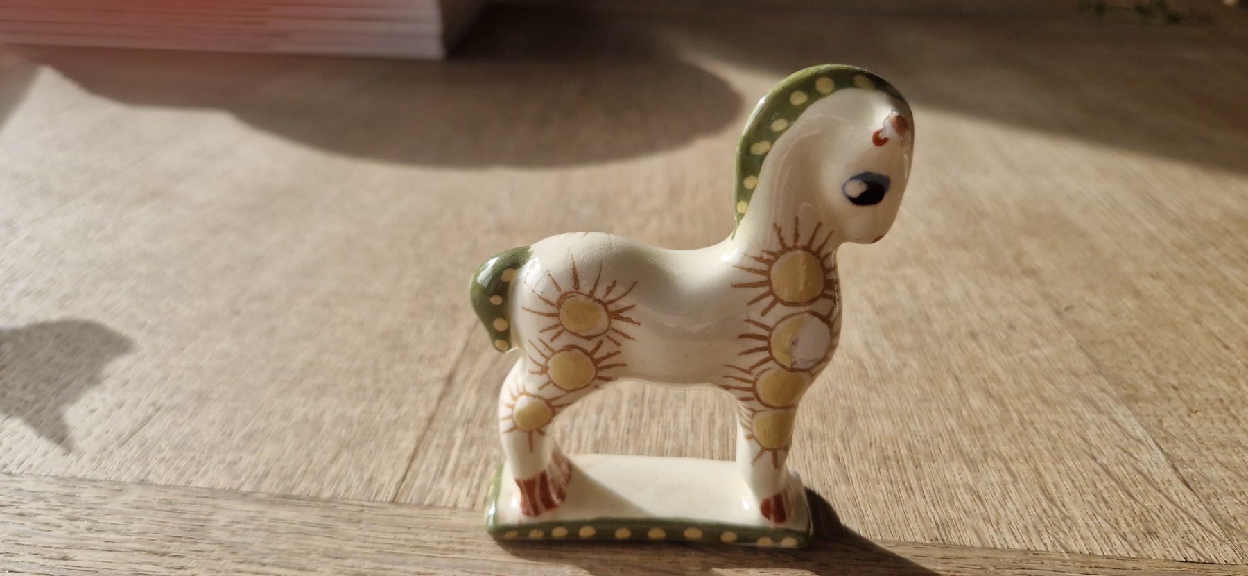 Statuette: Cheval en céramique – Usato da Münchenbuchsee venduto da capa2014 2