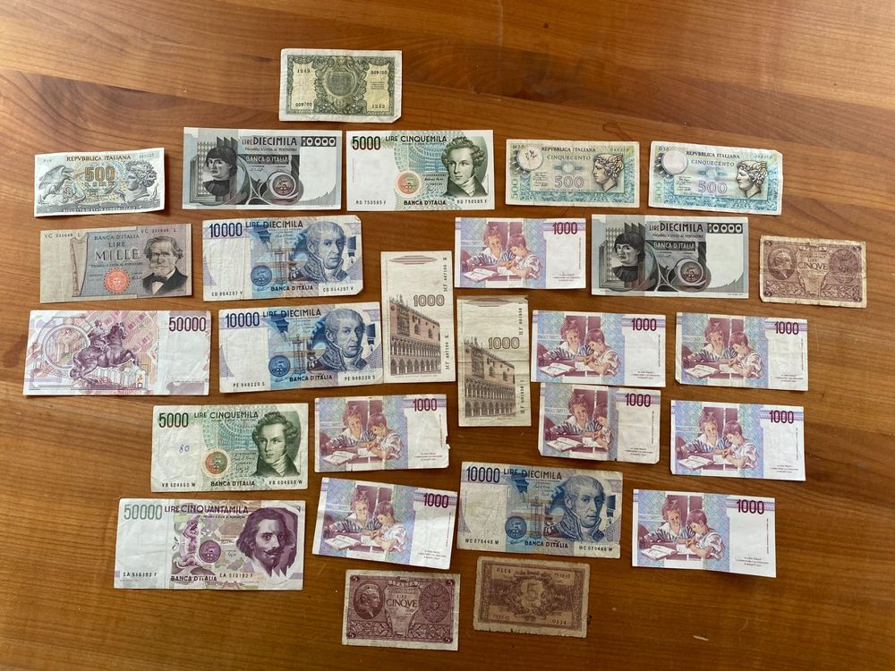 Italien Banknoten LOT ///B735 | Kaufen auf Ricardo