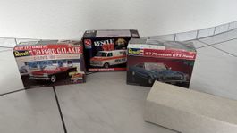 Modellbau-Set US Classic Cars 1:25, AMT / Revell