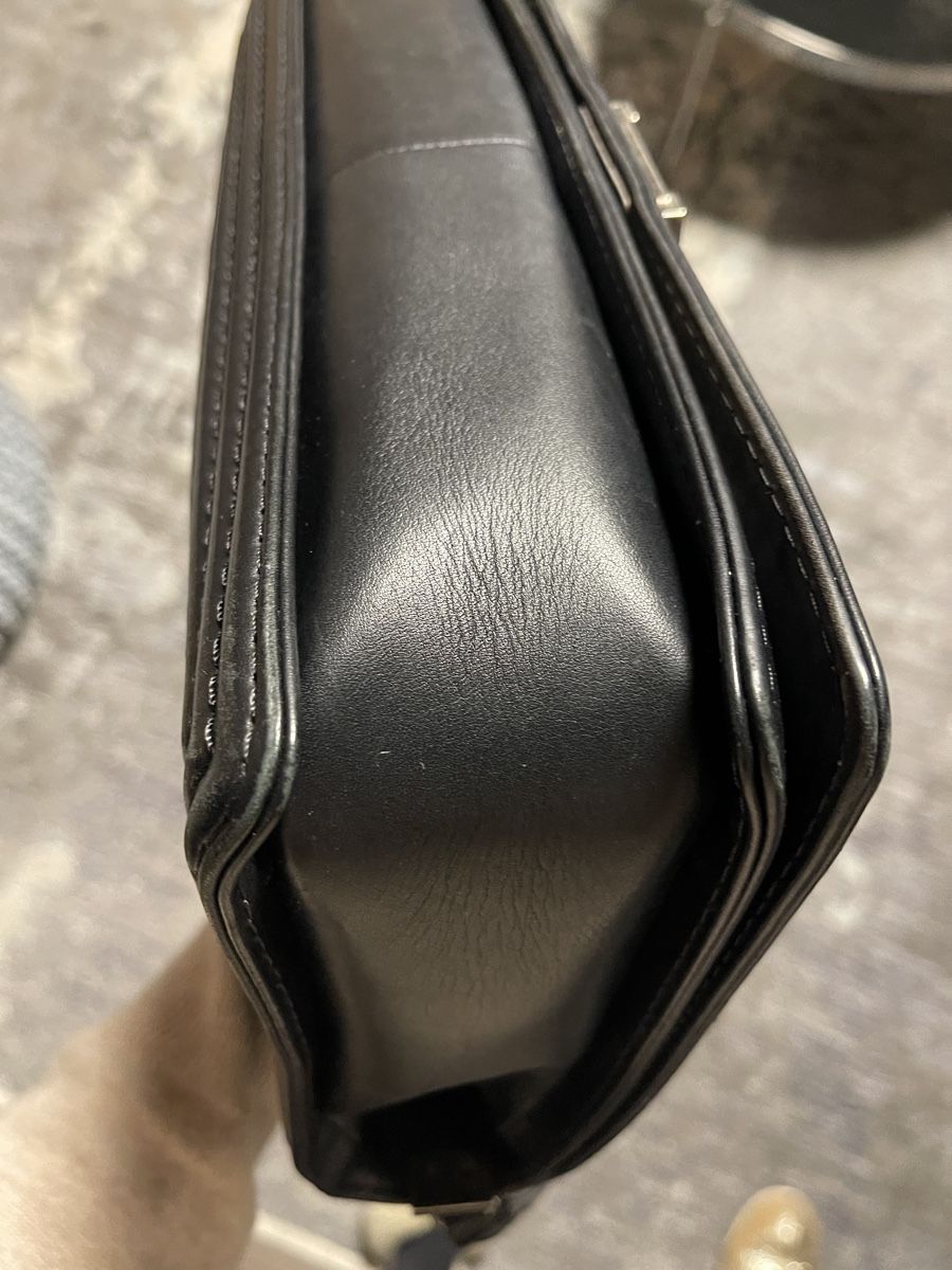 Chanel Altro in  Abbigliamento & Accessori: Chanel Boy Jumbo in Black Calf Leather – Usato da Stäfa venduto da sun_979v 6