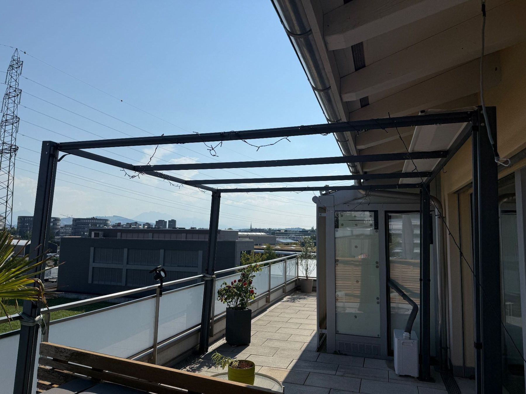 Abris: Pergola Metall Gestell für Balkon oder Terrasse 3x3m – D'occasion à Steinhausen par Luxury_Limited 1