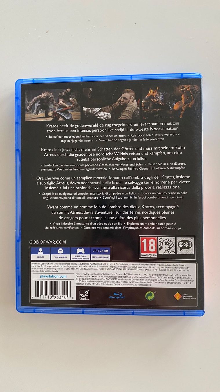 Jeux: God of War PS4 – D'occasion à Münchringen par loo_b7bd 1