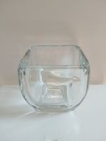 Schwere quadratische Blumenvase/Schale/Vase