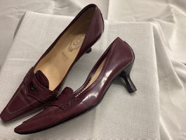 Exklusiver Pumps von Tod‘s, Bordeaux, Leder, Gr. 40.5