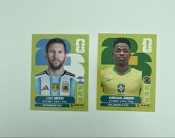 Panini Sticker Messi Vinicius Junior neu