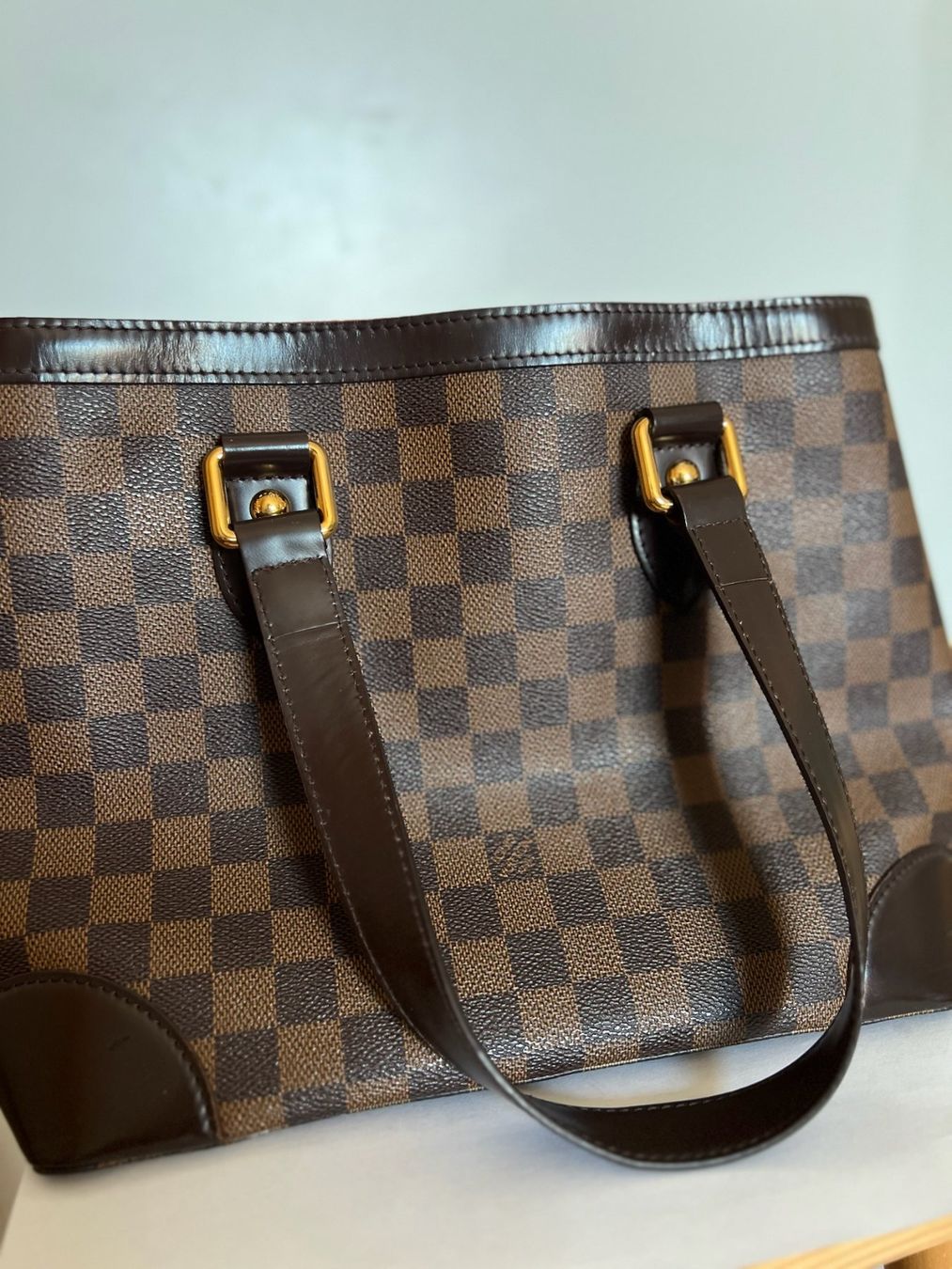 Louis Vuitton Borse: Louis Vuitton Hampstead in Damier Ebene – Usato da Allschwil venduto da nat_tjm2 6