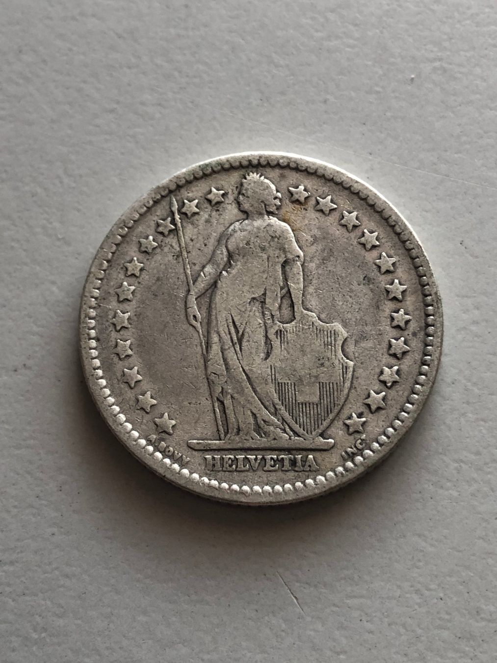 Alle Münzen: 2 Fr. 1886 – Gebraucht aus Schötz von Odpa 1