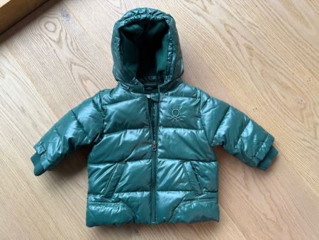 wunderschöne Baby Daunenjacke BENETTON Gr. 68