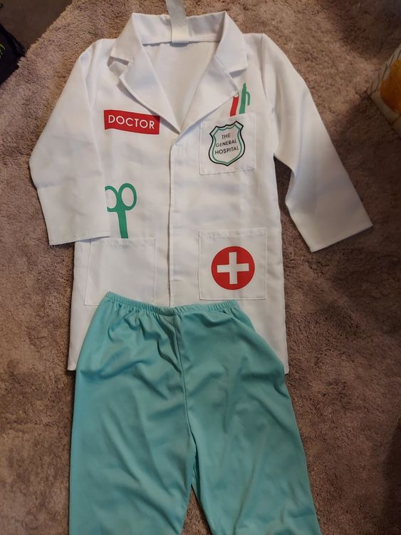 XIAOYU Hund & Katze Arzt Kostüm - Doktor Mantel Mit Medizin Box Für Halloween