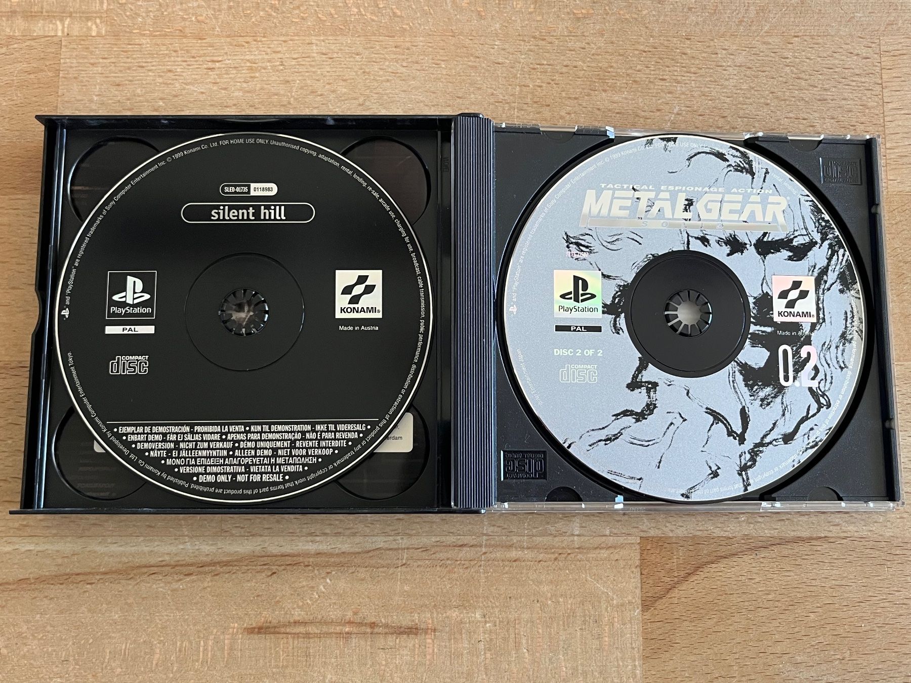 Sony Giochi: Metal Gear Solid PS1-Klassike, inkl. Silent Hill Demo-Disc – Usato da Thalwil venduto da ranx 3