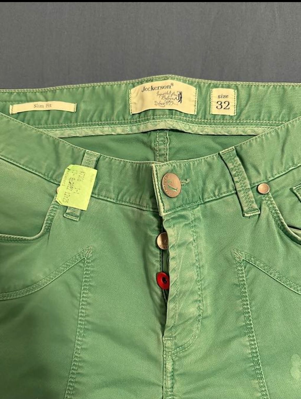 Pantaloni: Hose Jeckerson hellgrün, Grösse 32 – Usato da Zürich venduto da dodoL84 2