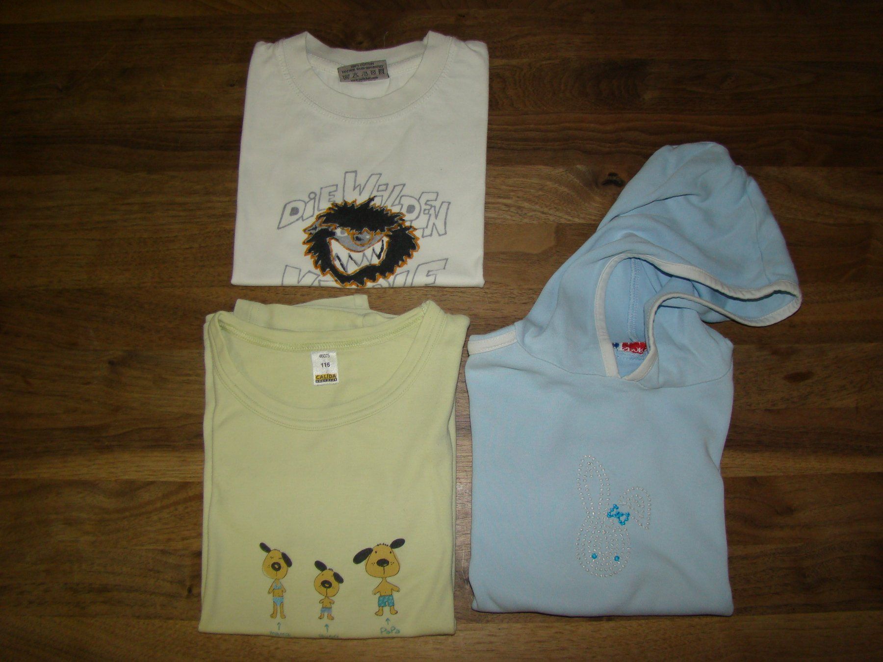Blusen, T-Shirts & Tops: 3 T-Shirts Grösse 116 – Gebraucht aus Malters von burzi
