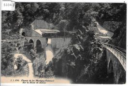 Chemin de fer Martigny-Chatelard - Sur la Route de Salvan