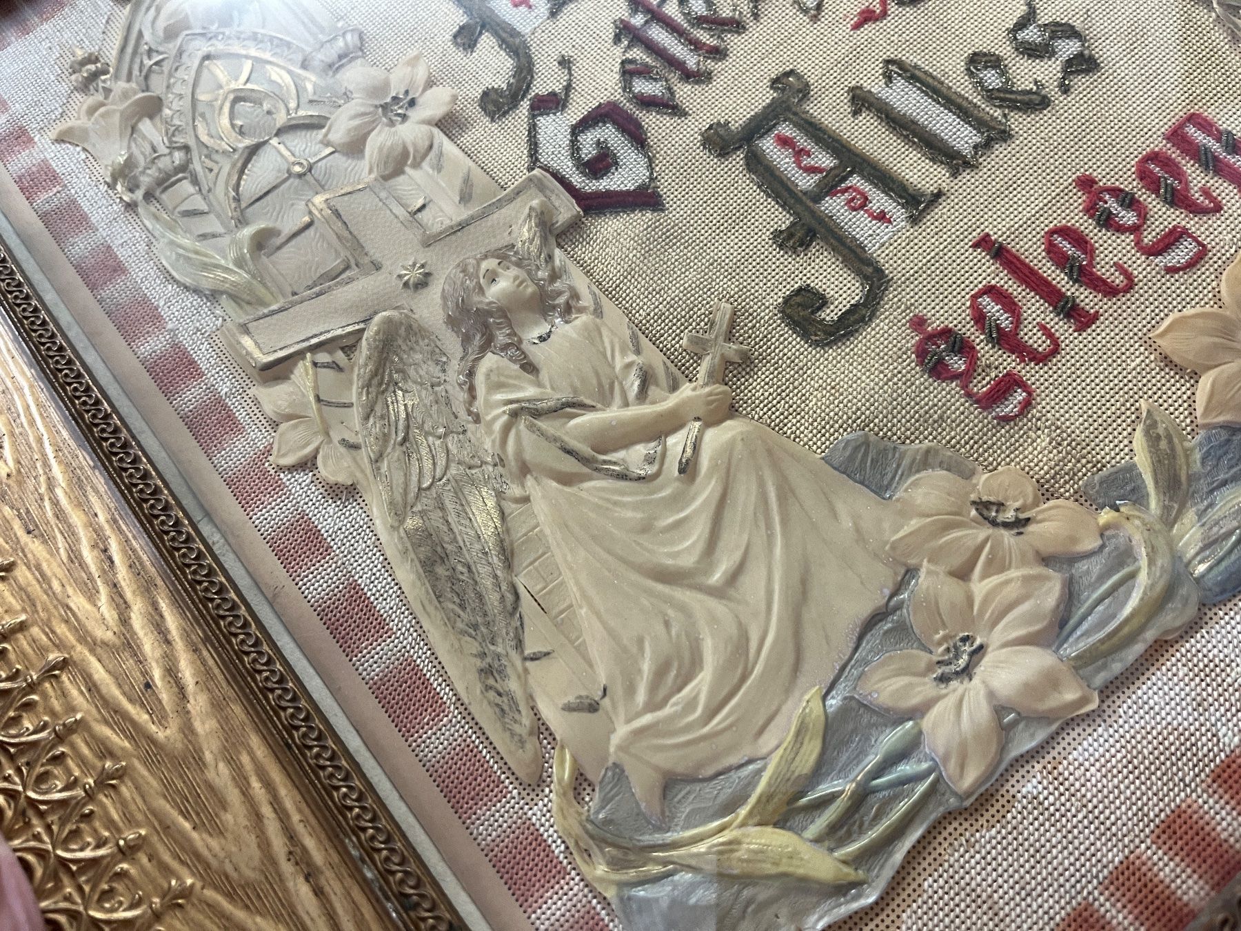 Foto & Immagini: Klosterarbeit mit kunstvollem Goldrahmen – Usato da Stetten AG venduto da Brissago25 3
