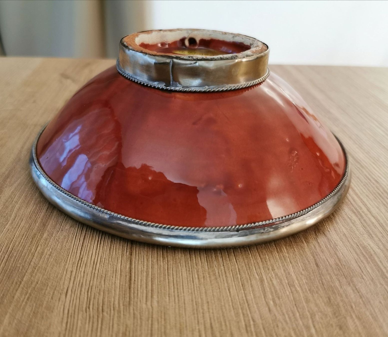Piatti di portata: Coupe en céramique ocre rouge – Usato da Veyrier venduto da Leilazizou 2