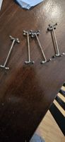 4 Antike Messerhalter, versilbert, Design, Tischdeko!