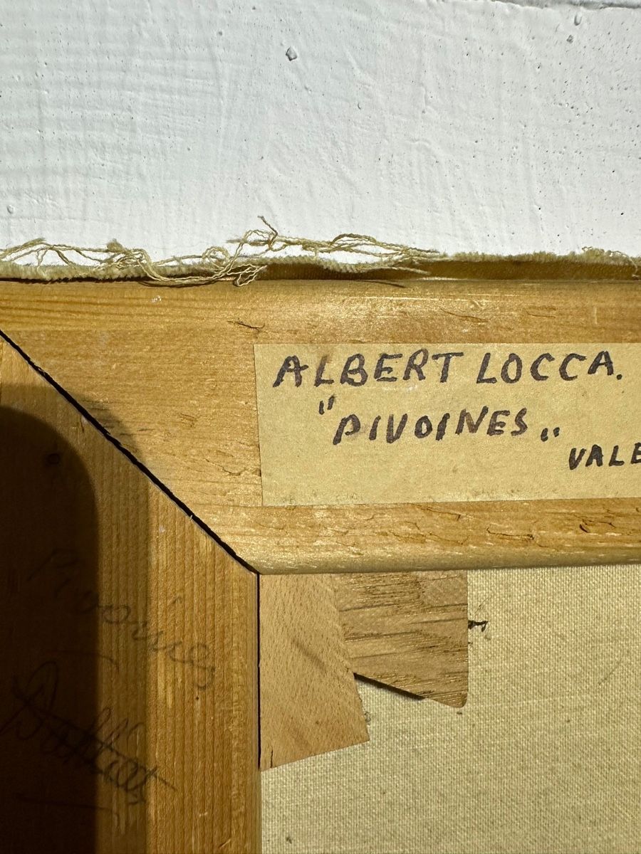 Dipinti: Huile Albert Locca "Pivoines" – Usato da Le Locle venduto da angeldust1911 2