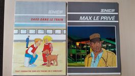 Lot de 2 brochures A4 de la SNCF : pour les enfants