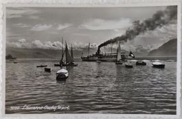 LAUSANNE-OUCHY - Bateau "LA SUISSE" - Vapeur - 1956