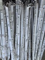 Weidepfahl 60 Stück, Kunststoff, 105cm, weiss, Landi