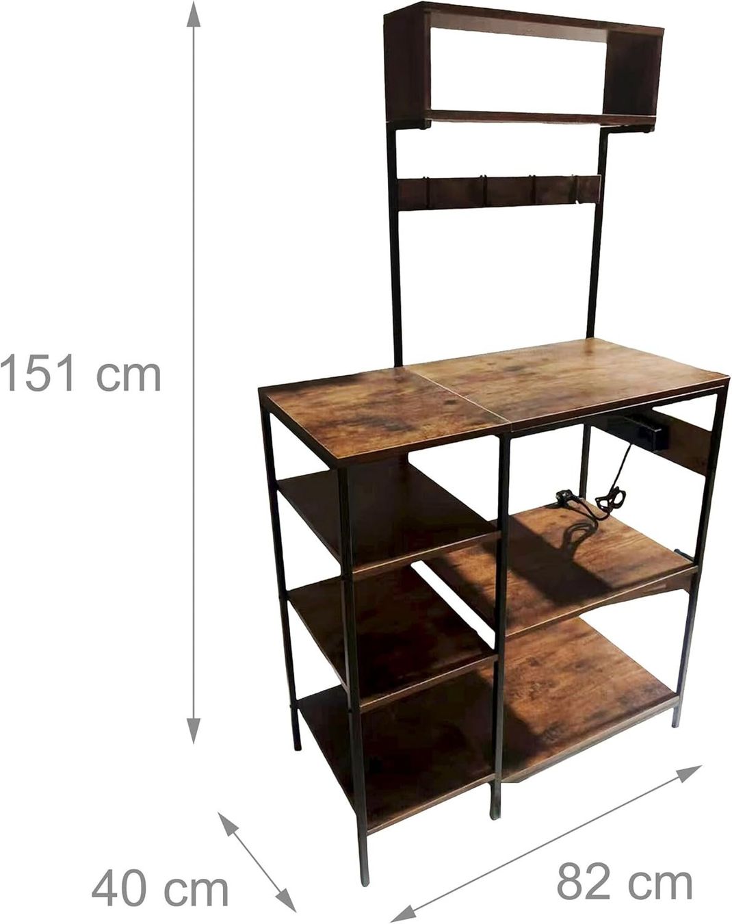 Scaffali: Küchenregal mit Steckdose – Nuovo (secondo la descrizione) da Pieterlen venduto da Plasticbox 4