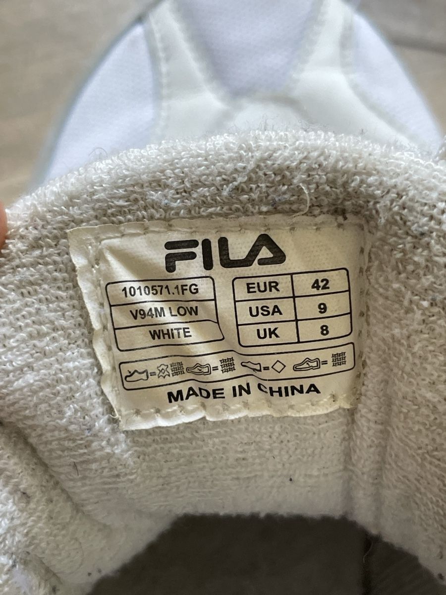Fila Scarpe da uomo: Fila Venom Low White - 42 – Usato da Lausanne venduto da Balthaaaa 4