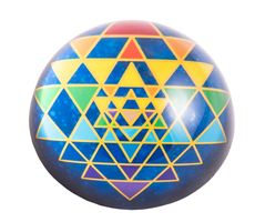 Kristallobjekt - Sri Yantra