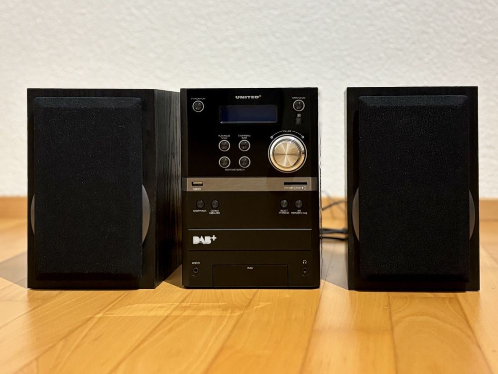 UNITED DAB+ Micro Anlage mit CD, USB & Lautsprecher (Gebraucht) in ...