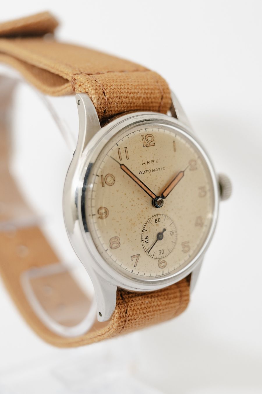 Orologi: Arbu Field Watch Bumper Automatic Radium Dial 34mm 1950s – Usato da Vevey venduto da Vintage_Analog_Goods 7