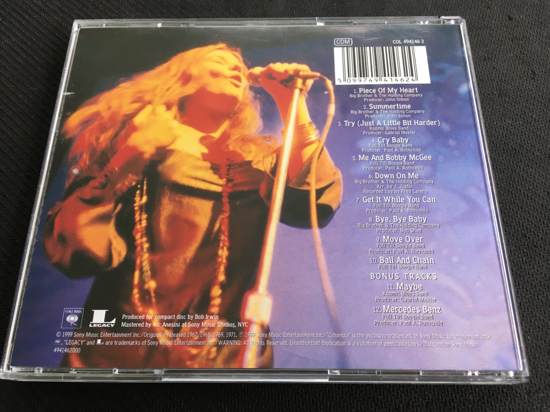 CD: Janis Joplin's Greatest Hits -CD- – Usato da St.Gallen venduto da MedienJoe 2