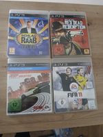 4er PS3 Spiele Fifa Fussball Red Dead