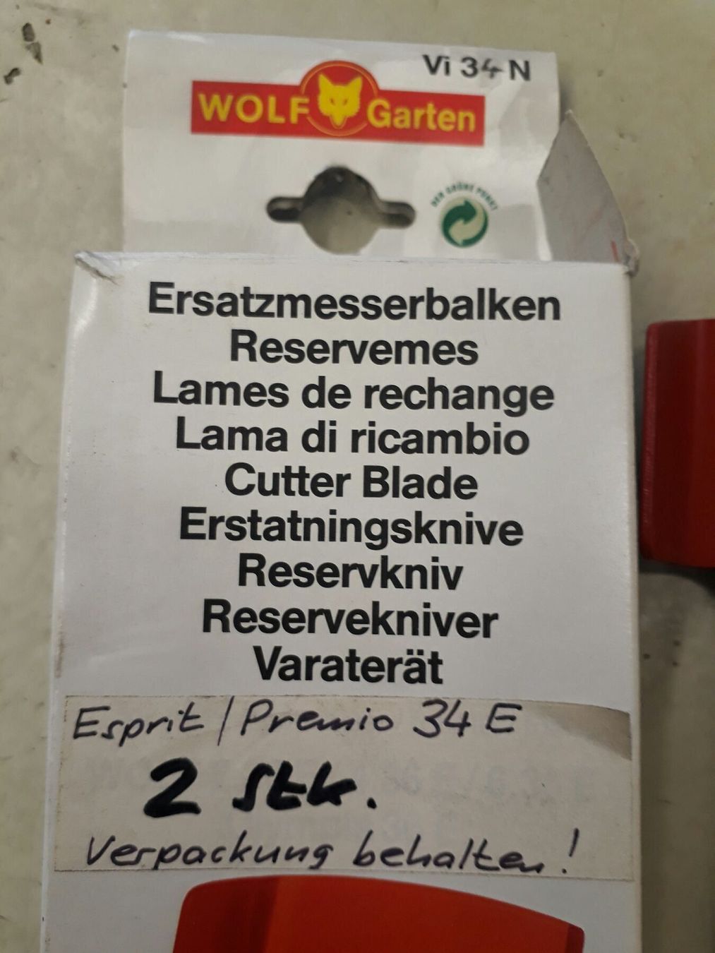 Coltelli: Messer zu Wolf Rasenmäher – Nuovo (secondo la descrizione) da Niederglatt ZH venduto da Hinti50 1