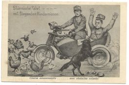 Militär - Humor - stürmische Fahrt mit Hindernissen - Hund