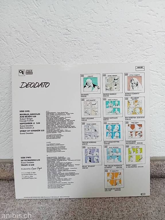 Dischi in vinile: Deodato "Deodato" – Usato da Biel/Bienne venduto da sli_679k 1