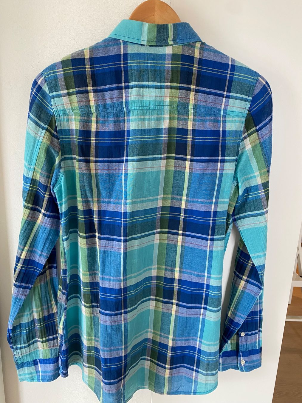 Abercrombie Camicette: Kariertes Hemd, türkis/blau – Nuovo (secondo la descrizione) da Oberrieden venduto da mar_8vmz 6