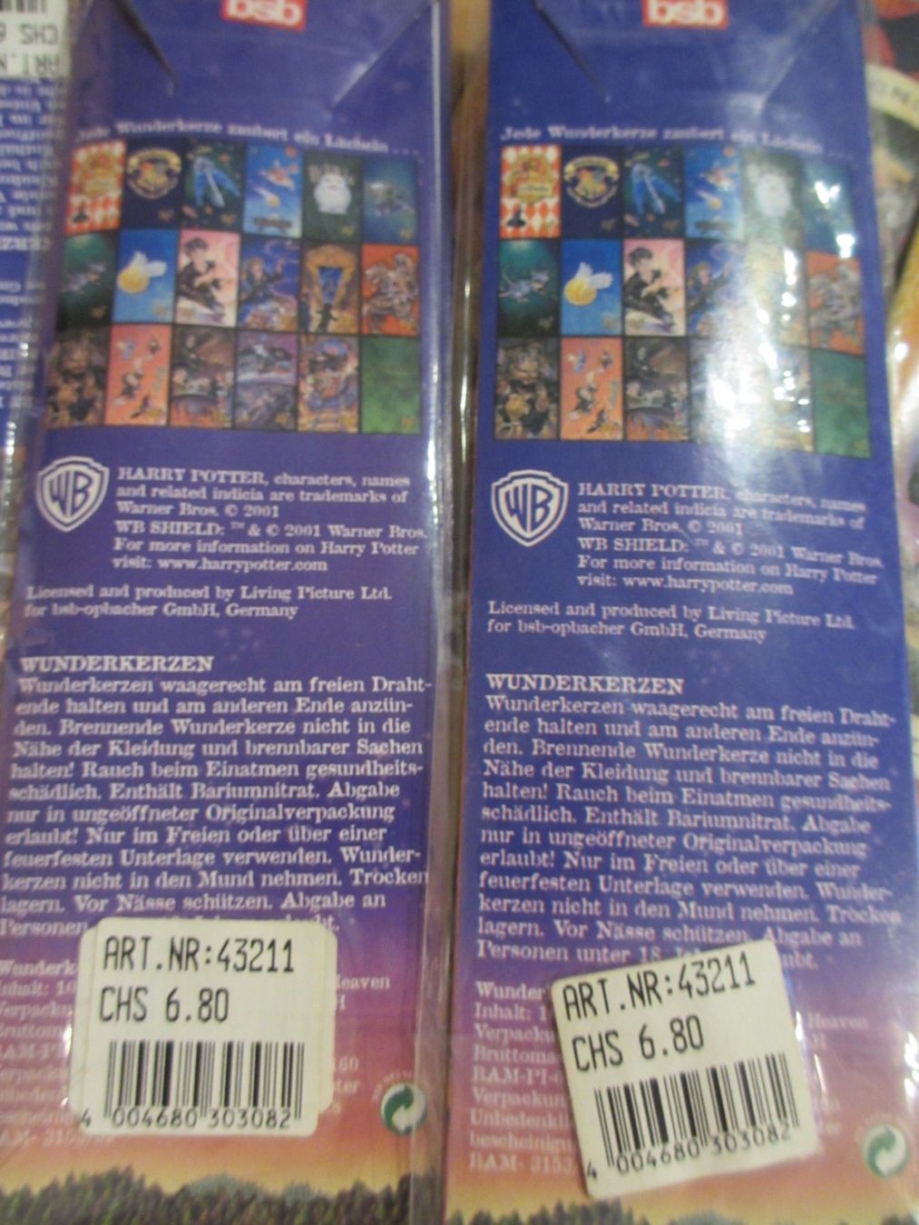 Candele: 11 Packungen Wunderkerzen Harry Potter – Nuovo e nell'imballaggio originale da Herisau venduto da fan_h9qj 2