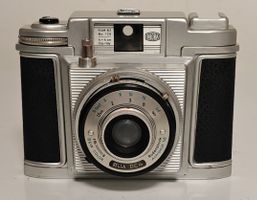 Bilora Bella DC4 Kamera mit Tasche, Vintage