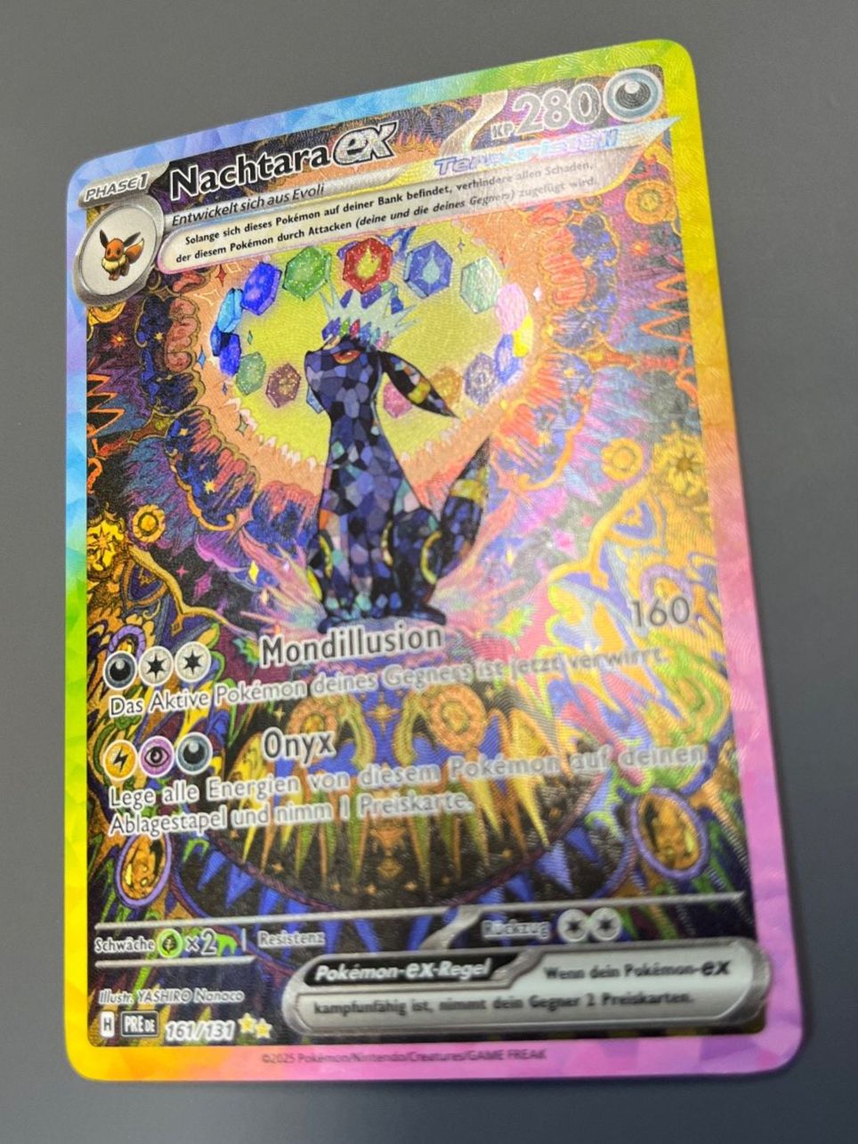 Pokémon Sammelbilder & Trading cards: Nachtara ex 161  - Prismatic Evolutions - DE – Neu (gemäss Beschreibung) aus St. Niklaus VS von tru_vj5x 3