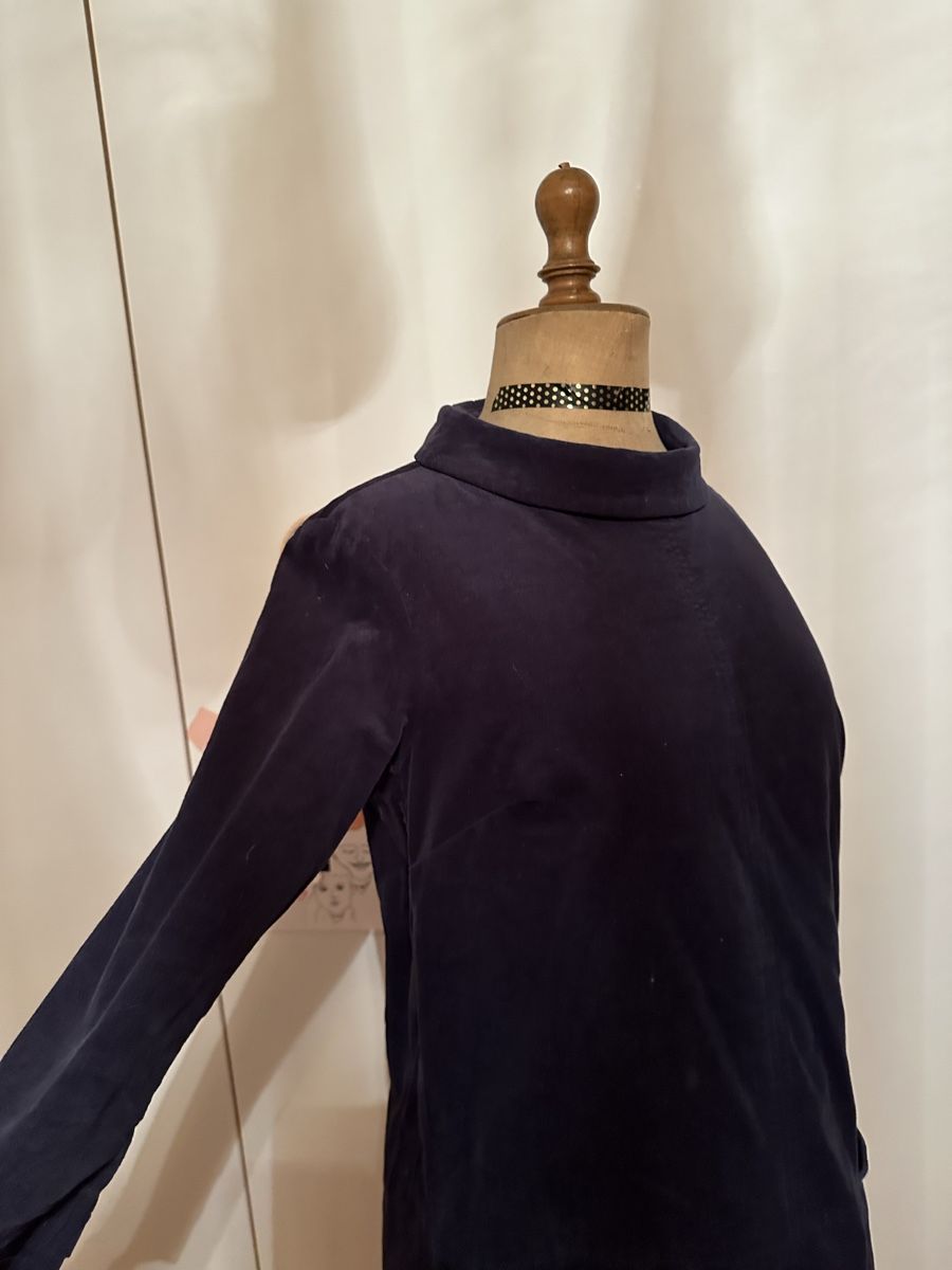 Nile Vestiti: Syndicate Cord Kleid, Gr. 36, Dunkelblau – Usato da Bern venduto da Noeci 1