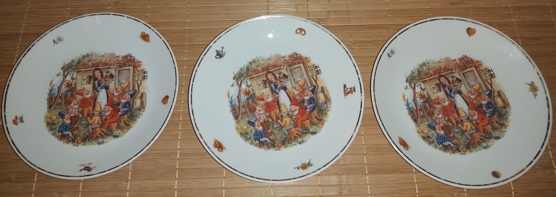 Piatti: Versand möglich! 3 Lichte, Kinderteller, Schneewittchen – Usato da Winterthur venduto da Goldpipau