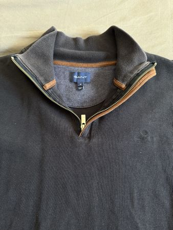 GANT Half-Zip Sweater Navy Size M