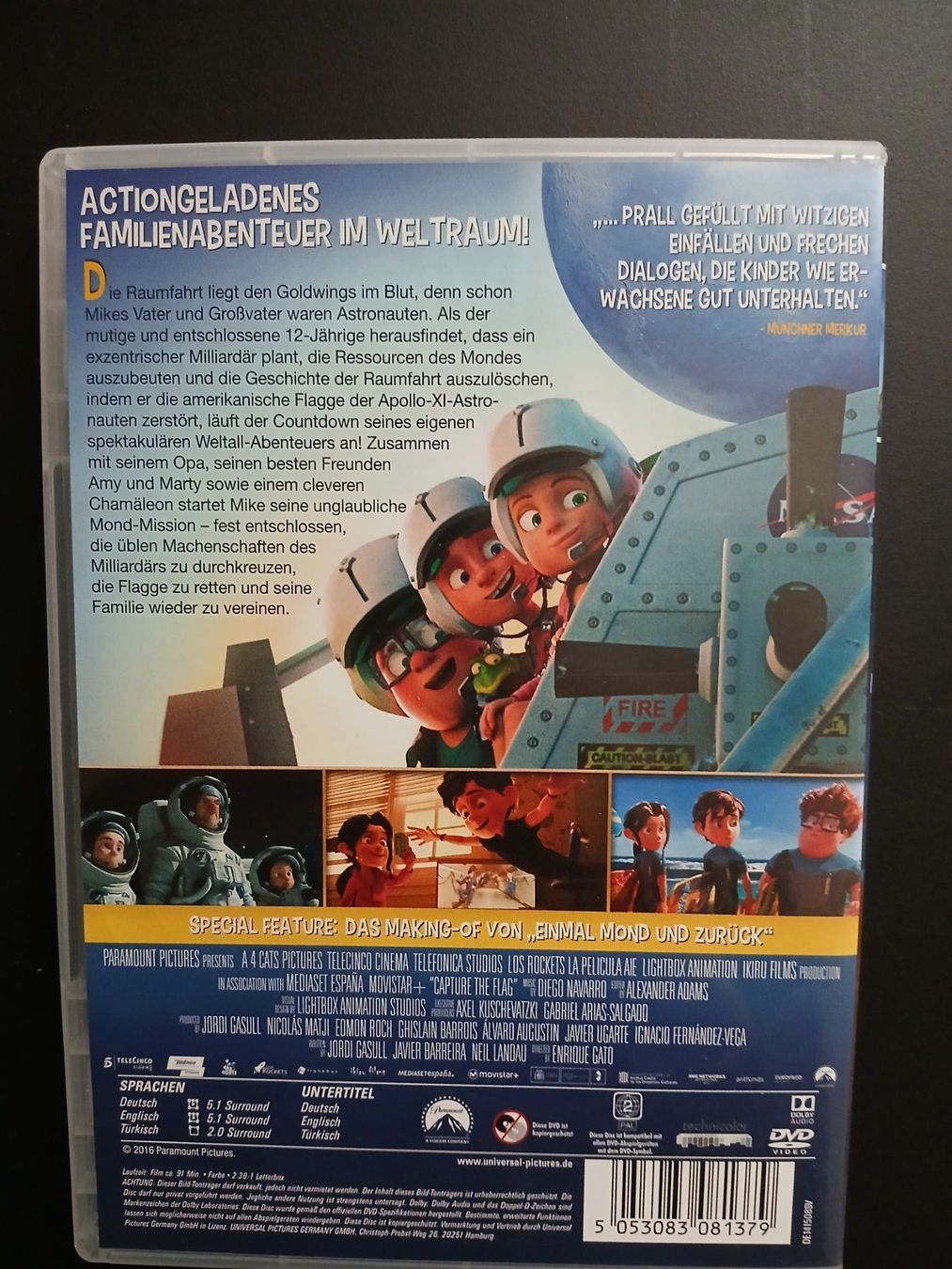 Tutti i DVDs: DVD Einmal Mond und zurück – Usato da Montlingen venduto da Mabesi 1