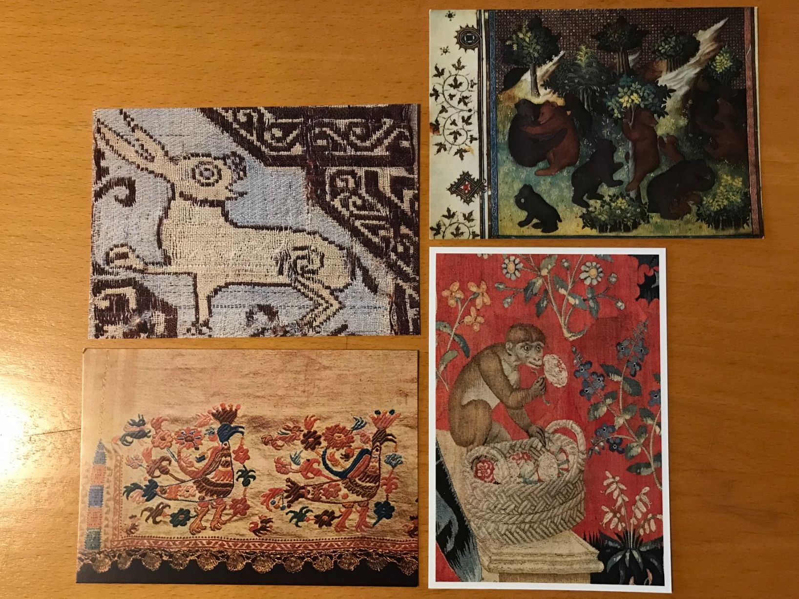 Cartoline postali: 4x Postkarten Teppichmotive – Usato da Luzern venduto da mey_s13