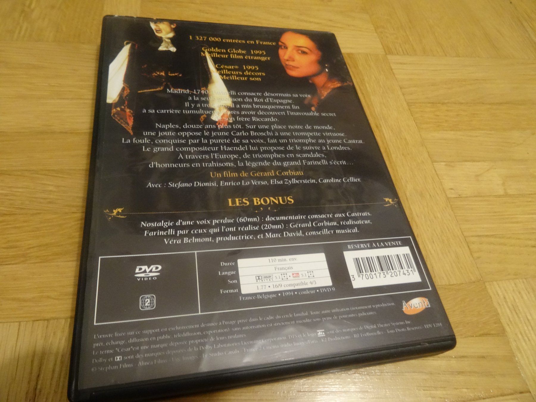 Tutti i DVDs: Farinelli - Il Castrato DVD – Usato da Olten venduto da Disc-Verkauf 2