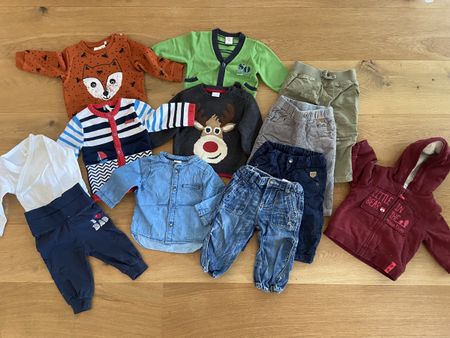 Winter-Babymode-Paket, Grösse 68, 12 Teile, Top Zustand
