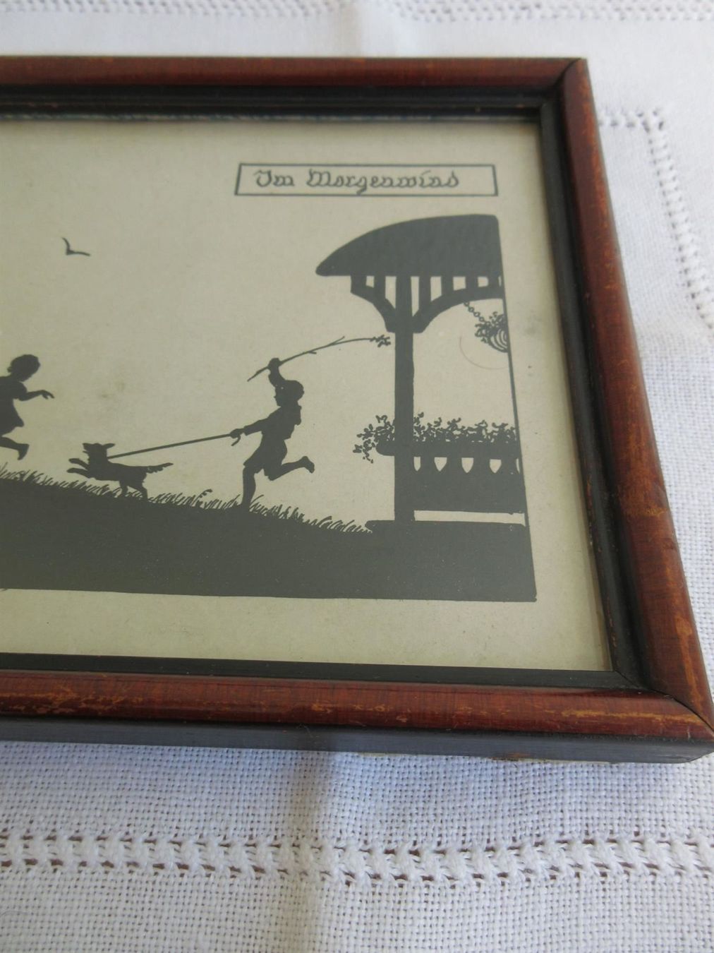 Foto & Immagini: Schattenbild von Elsbeth Forck, 1921 – Usato da Binningen venduto da mondoantico 3