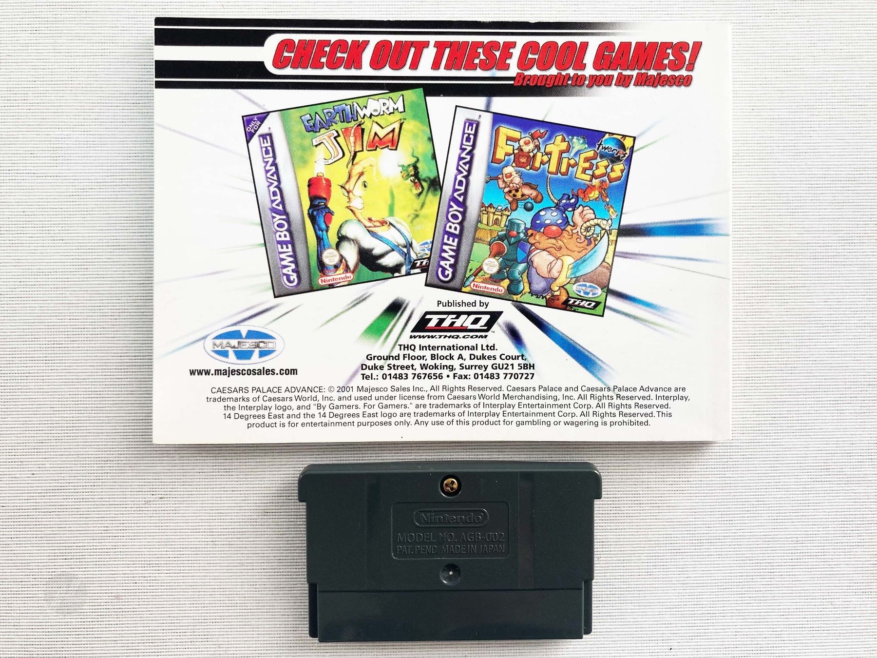 Nintendo Giochi: Game Boy Advance CAESARS PALACE Gameboy Game – Usato da Wetzikon ZH venduto da cyan74 1