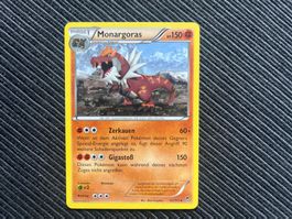 Pokemon Monargoras non Holo XY Furious Fists Near Mint