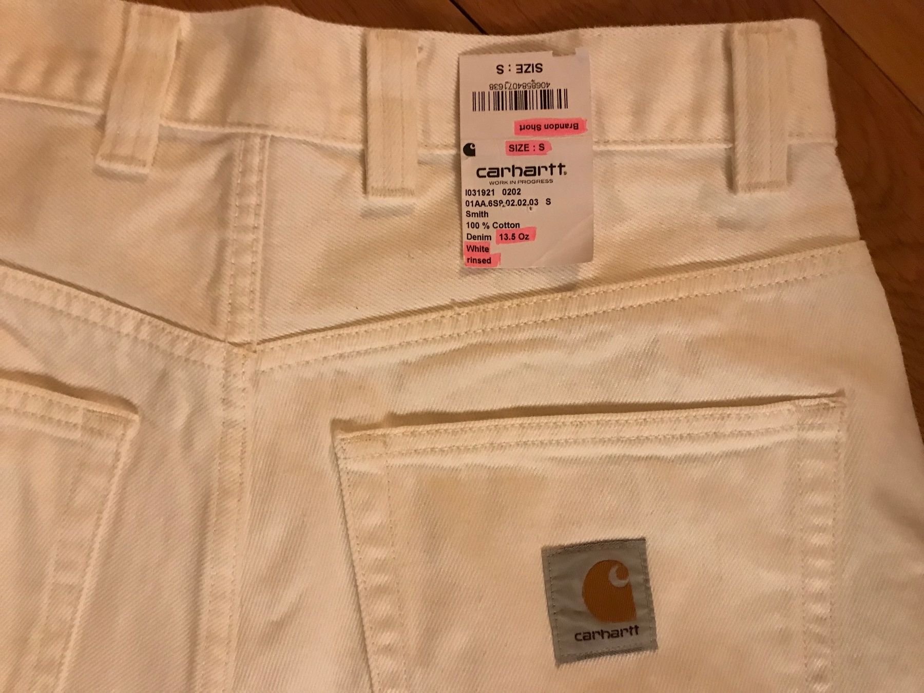 Carhartt Pantaloni: Carhartt Brandon Short/Weiss – Nuovo (secondo la descrizione) da Basel venduto da Michael-Keltoi 2